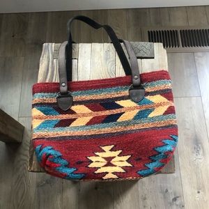 MZ fair trade red arrows shoulder bag